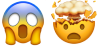 amazed emojis